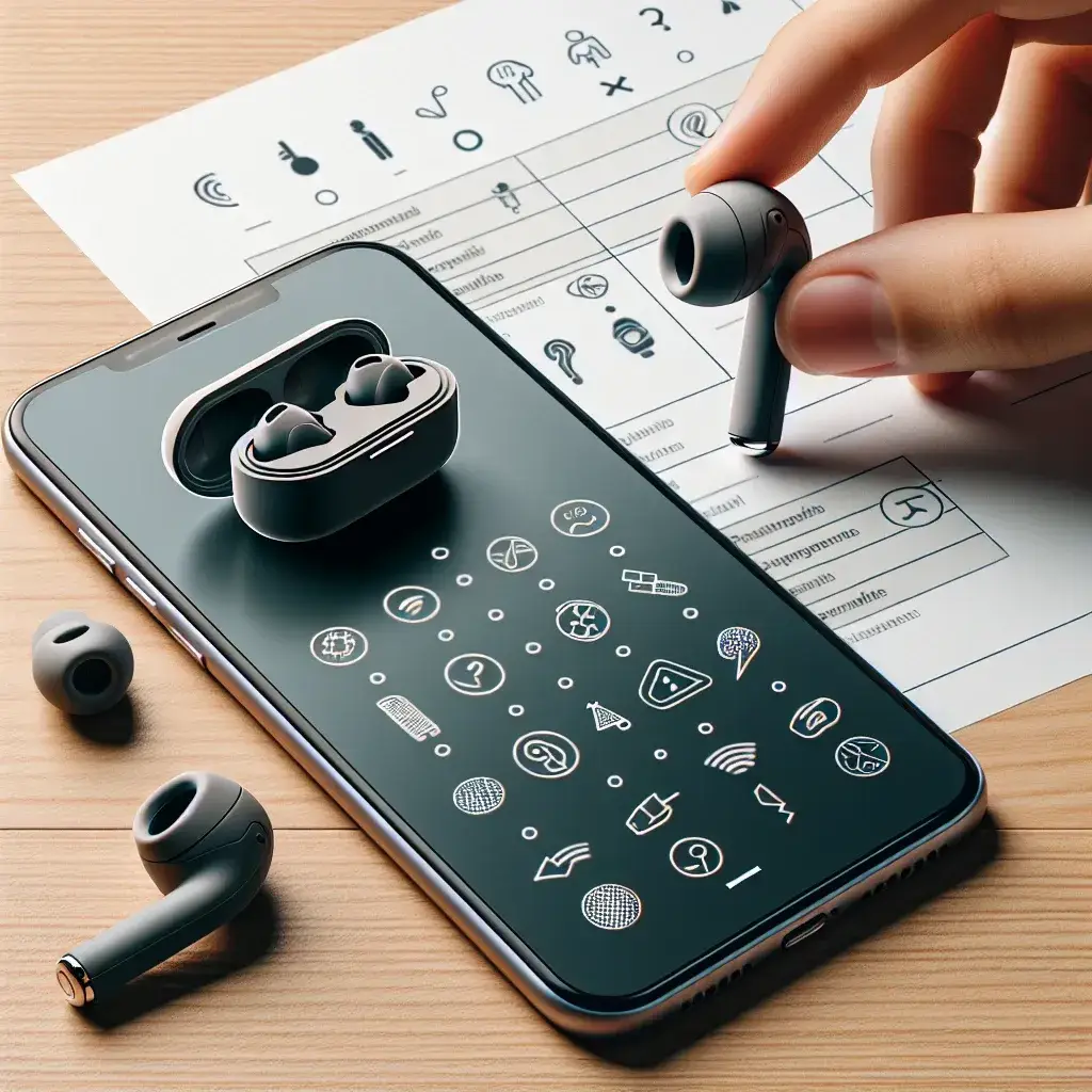 "Diagram yang menunjukkan cara mengatasi masalah kontrol sentuh yang tidak responsif pada Galaxy Buds, termasuk langkah-langkah perbaikan dan tips untuk meningkatkan fungsionalitas."